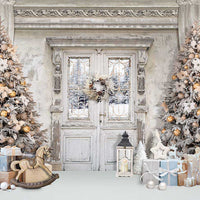 New Christmas Gift Christmas Tree Interior Photography Background Avezano-AVEZANO