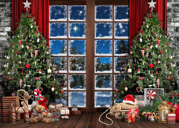 Super Festive Christmas Tree Avezano Interior Photography Background-AVEZANO