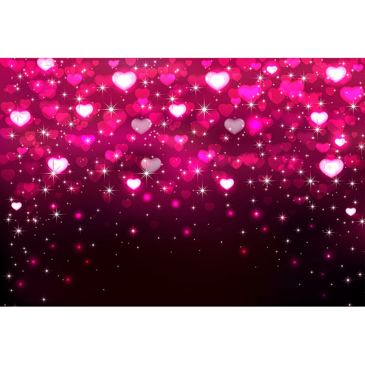 Avezano Sparkle Love Heart Bokeh Valentine'S Day Photography Backdrop-AVEZANO