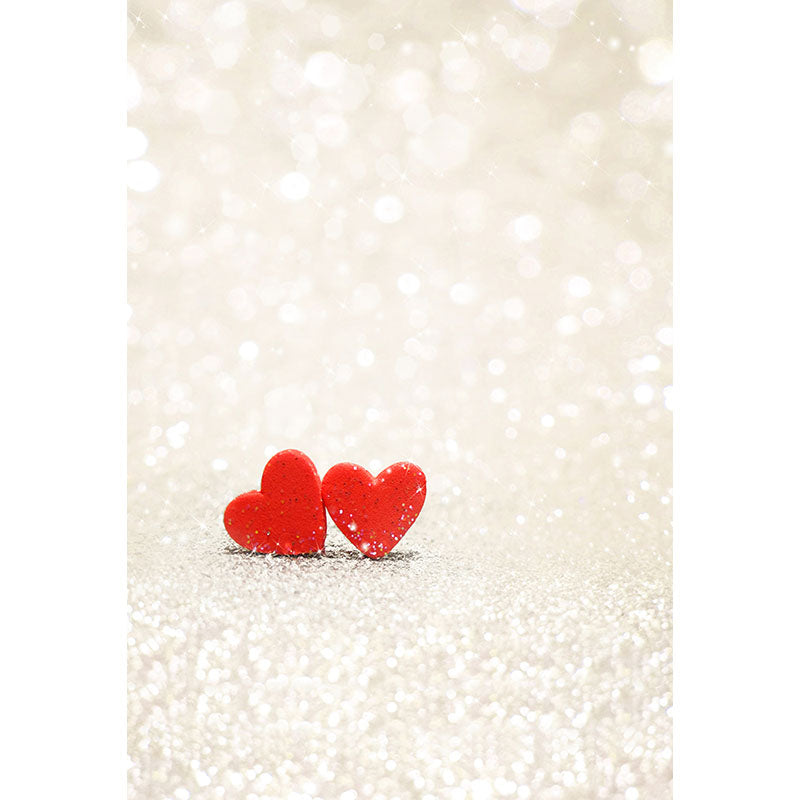 Avezano Red Love Heart And Bokeh Valentine'S Day Photography Backdrop-AVEZANO
