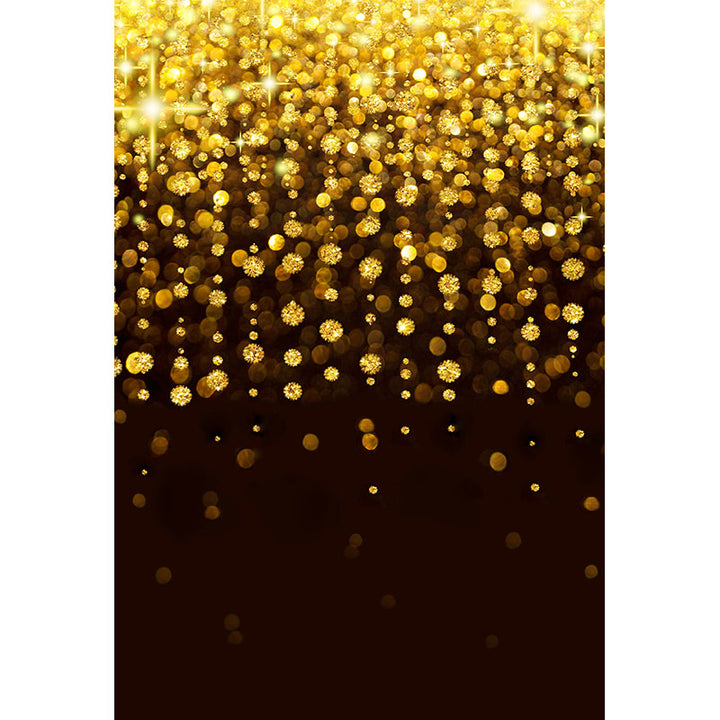 Avezano Golden Sparkle Bokeh Backdrop For Photography-AVEZANO