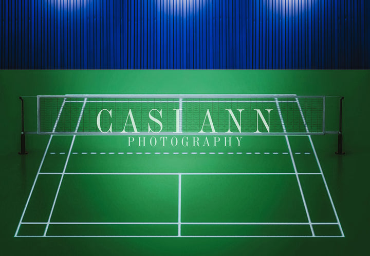 Avezano Badminton Court Photography Backdrop Designed By Casi Ann-AVEZANO