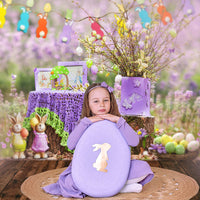 Avezano Purple Lavender Easter Photography Backdrop-AVEZANO