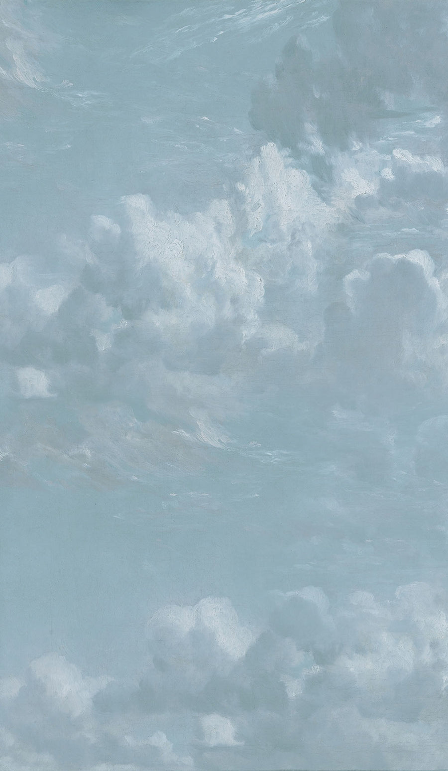 Avezano Oil Painting Style White Clouds Sweep Photography Backdrop-AVEZANO