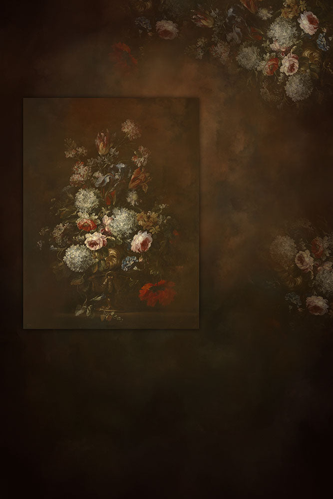 Avezano Abstract Texture Art FlowersPortrait Photography Backdrop