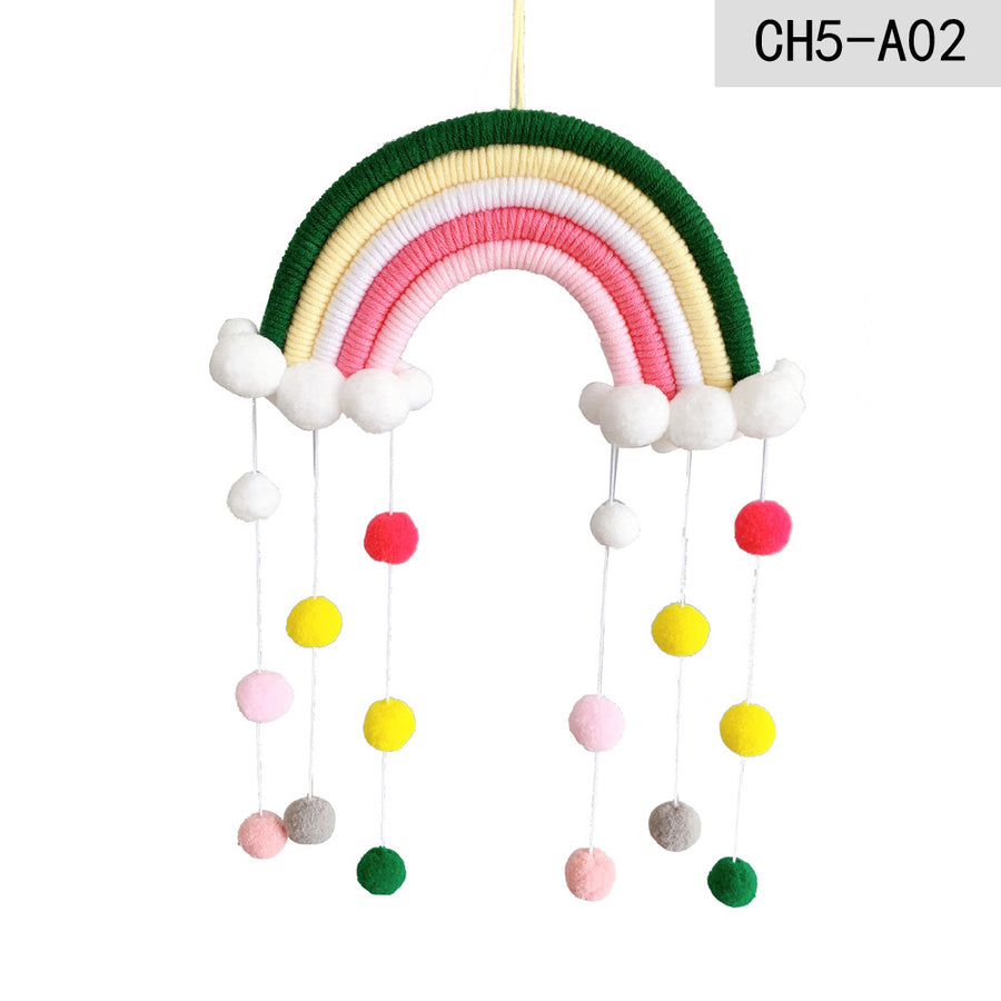 Avezano Decorative Pendant Weaving Rainbow Props