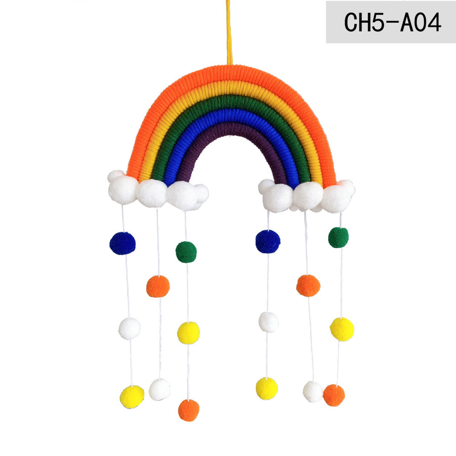 Avezano Decorative Pendant Weaving Rainbow Props