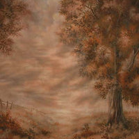 Avezano Painting Style Autumn Trees Photography Backdrop