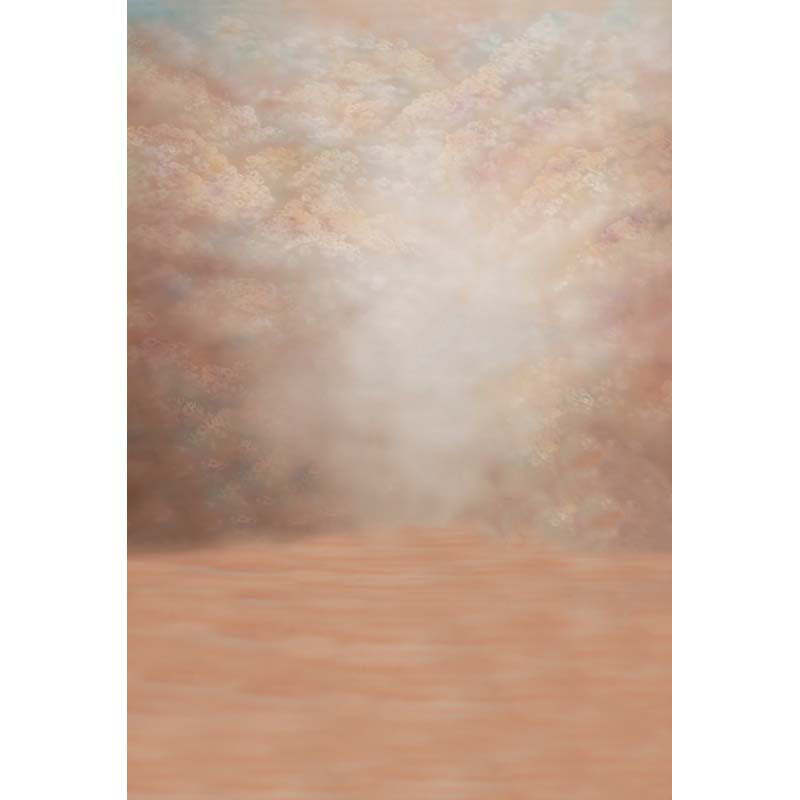 Avezano Warm Bright Orange With A Little Colorful Abstract Texture Backdrop For Photography-AVEZANO