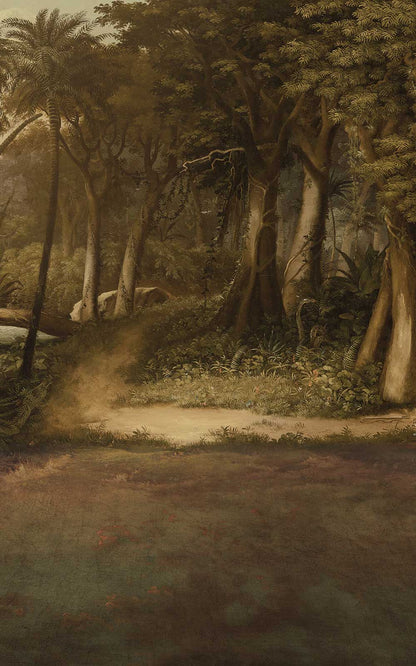 Avezano Wild Forest Oil Painting Photography Backdrop-AVEZANO