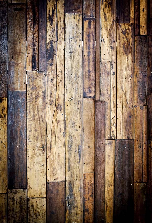 Avezano Retro Brown Double Spell Wood Backdrop Photography-AVEZANO