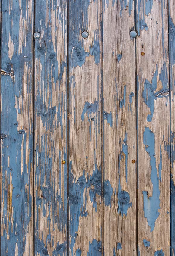 Avezano Retro Peeling Dark Blue Paint Wood Backdrop Photography-AVEZANO