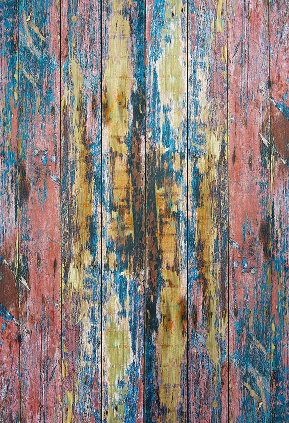 Avezano Retro Colorful Pattern Backdrop Photography-AVEZANO