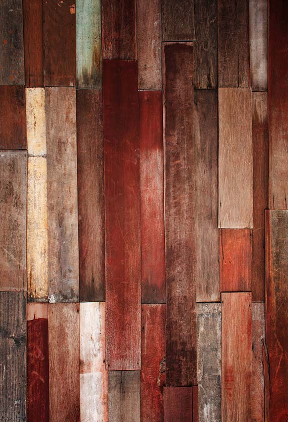 Avezano Retro Wooden Double Spell Backdrop Photography-AVEZANO