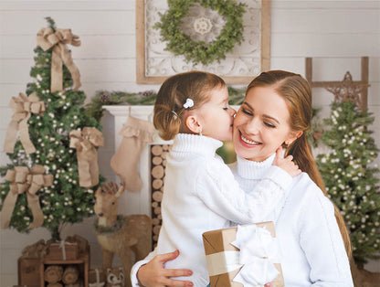 Toile de fond pour photographie de cheminée en bois d'Avezano 