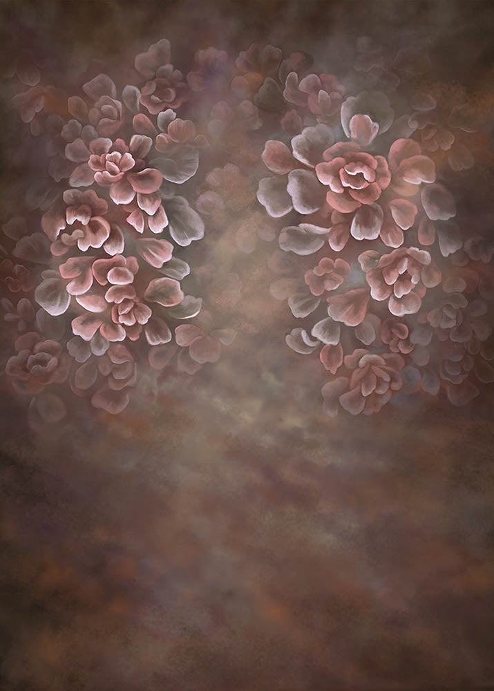 Avezano Abstract Art Hand-Painted Flowers Photography Backdrop