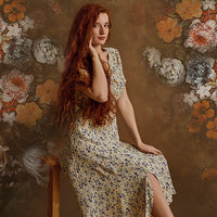 Avezano Fine Art Floral Portrait Photography Backdrop