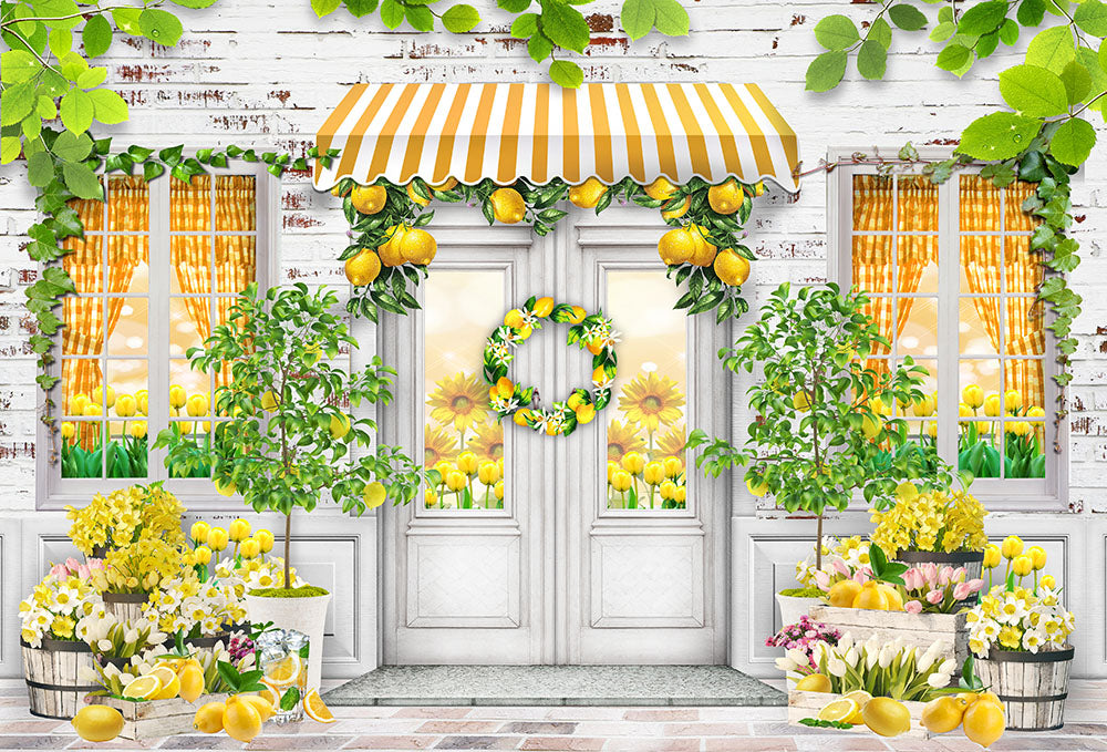 Avezano Lemon Backdrop For Photography