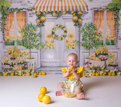 Avezano Lemon Backdrop For Photography-AVEZANO