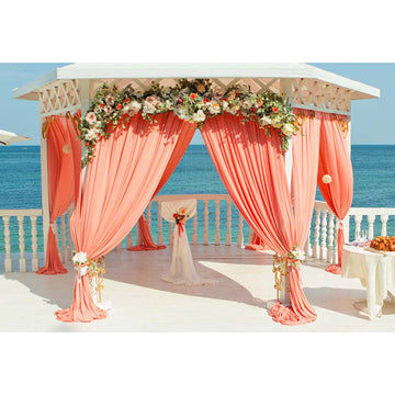 Avezano Seaview Pavilion Backdrop For Wedding Photography-AVEZANO