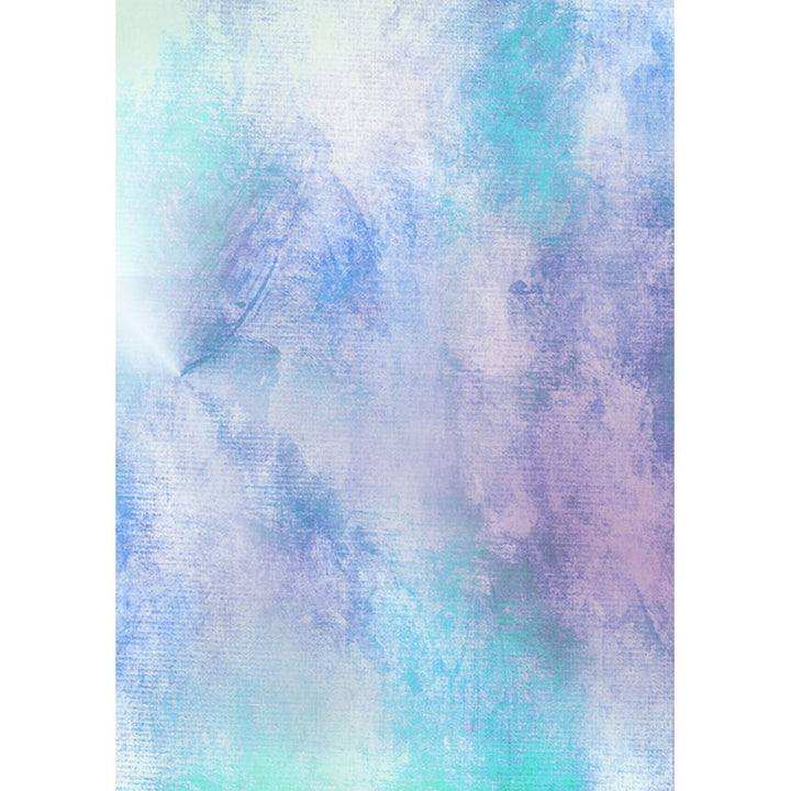 Avezano Dreamy Lavender And Blue Mixed Abstract Texture Backdrop For Photography-AVEZANO