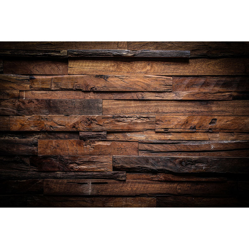 Avezano Dark Brown Textured Wood Floor Backdrop for Photography-AVEZANO