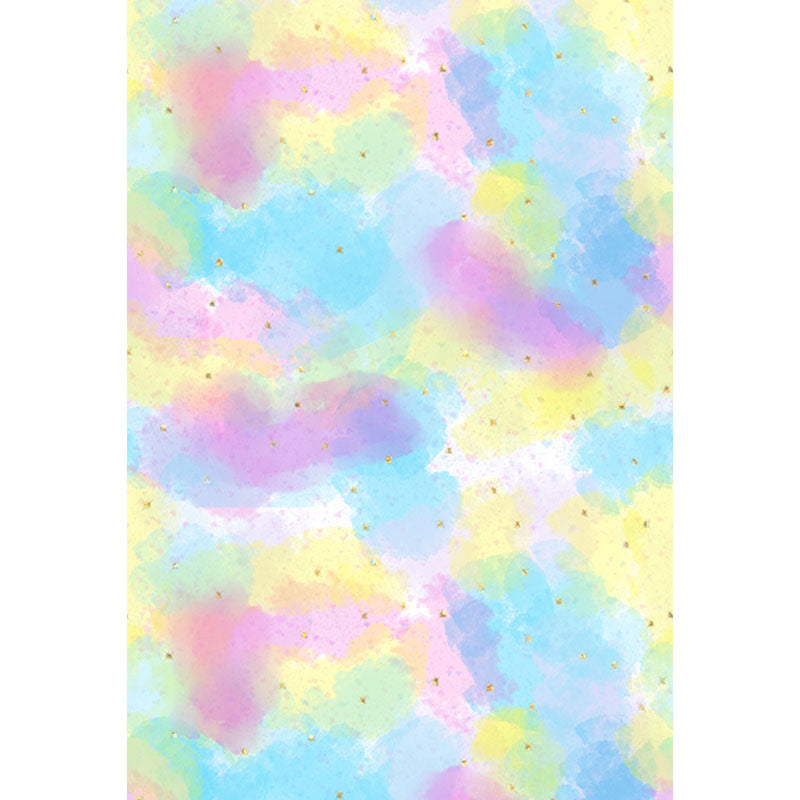 Avezano Abstract Texture Backdrop For Photography With Blue Pink Yellow Mixed-AVEZANO