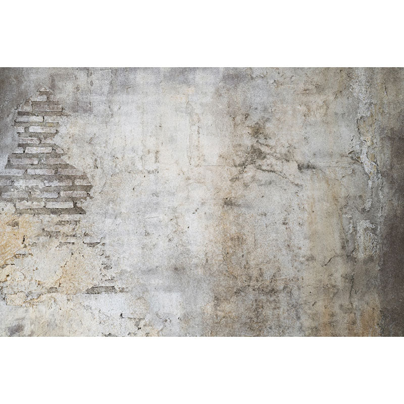 Avezano Grey Brick On The Worn Walls Texture Backdrop For Photography-AVEZANO