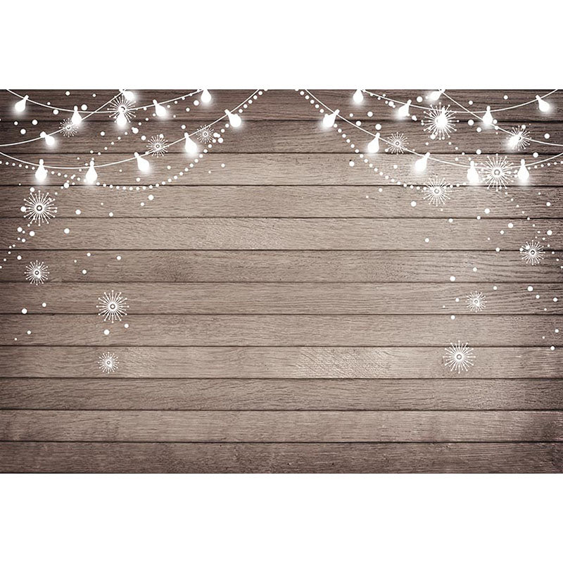 Avezano Wood Floor Texture Backdrop With Decorations For Photography-AVEZANO