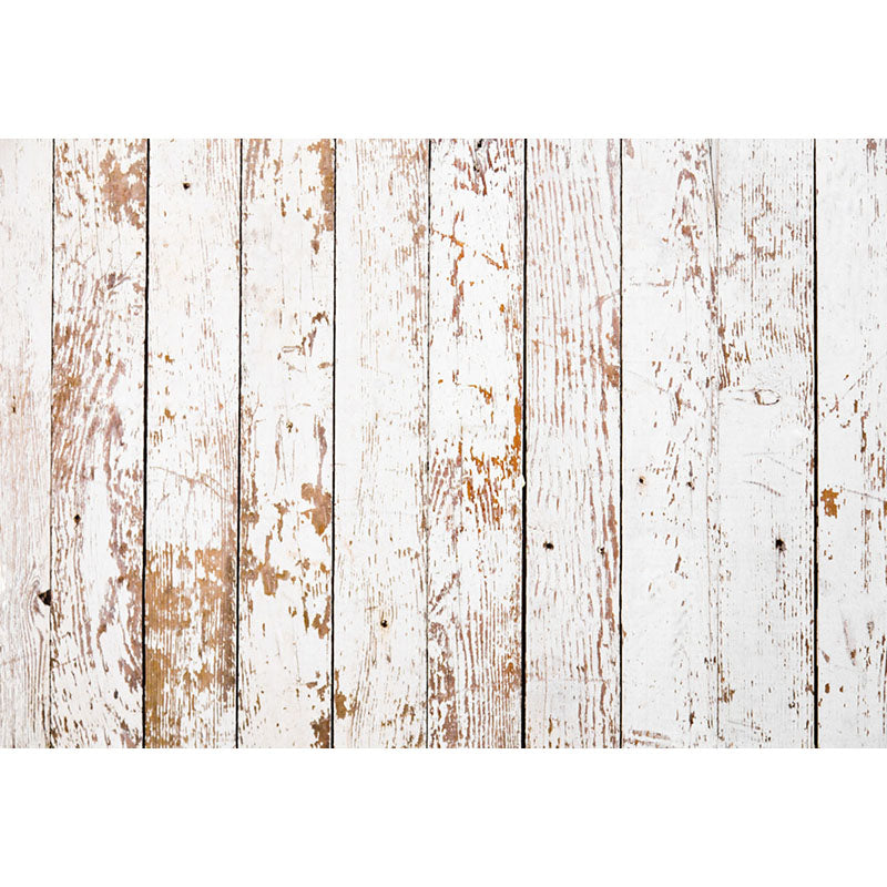 Avezano Painted White Wood Floor Texture Backdrop For Photography-AVEZANO