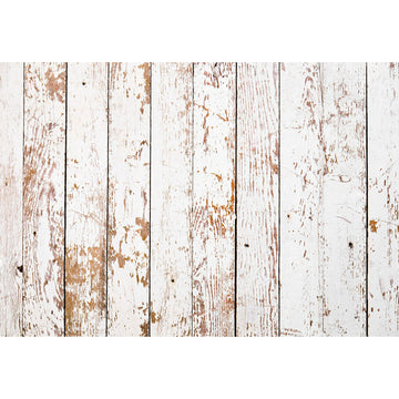 Avezano Painted White Wood Floor Texture Backdrop For Photography-AVEZANO