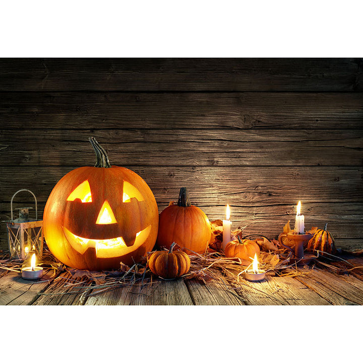 Avezano Jack-O-Lanterns Halloween Photography Backdrop-AVEZANO