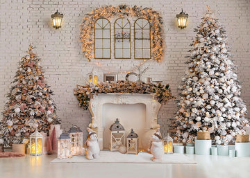 Avezano Christmas Tree Doll Indoor Photography Backdrop-AVEZANO