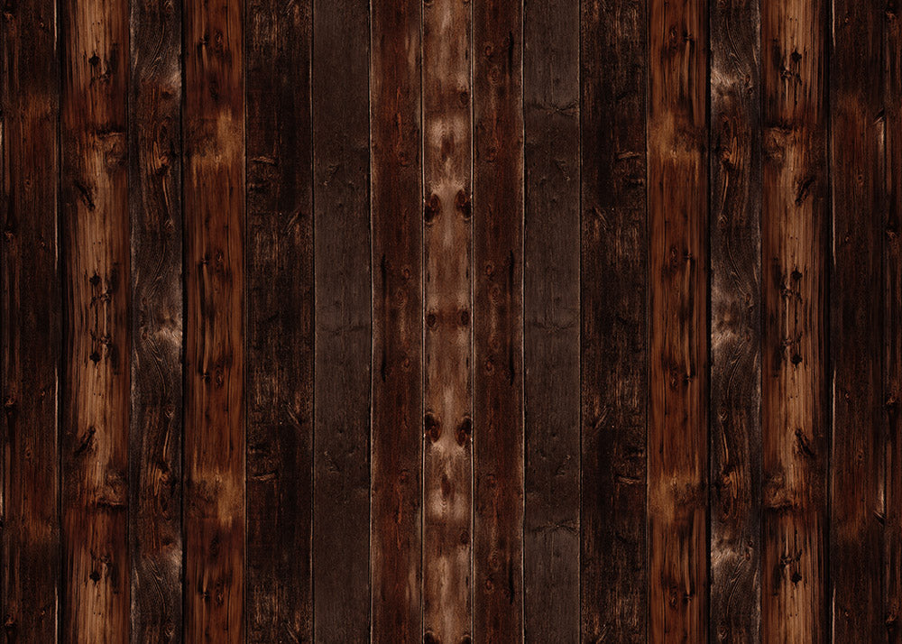 Avezano Christmas Wood Plank Wall Photography Backdrop Room Set