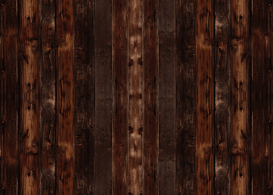 Avezano Christmas Wood Plank Wall Photography Backdrop Room Set