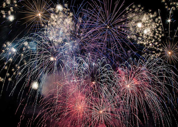 Avezano New Year Party Fireworks Backdrop For Photography-AVEZANO