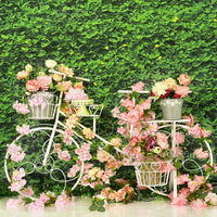 Avezano Spring Greenery Background Floral Bicycle Photography Backdrop-Backdrop-Avezano-04-5x3ft/1.5x1m-AVEZANO