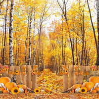 Avezano Autumn Woods Photography Backdrop-AVEZANO