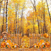Avezano Autumn Woods Photography Backdrop