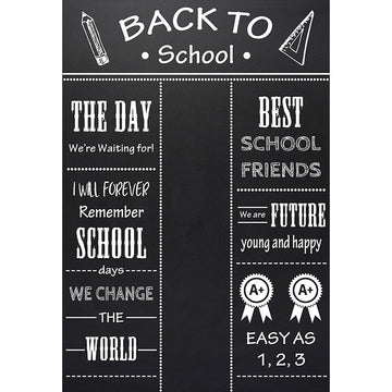Avezano The Blackboard Draw Photography Backdrop For Back To School-AVEZANO