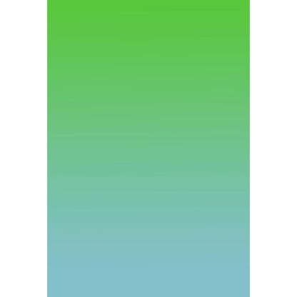 Avezano Green Fades To Cyan Gradient Backdrop For Portrait Photography-AVEZANO