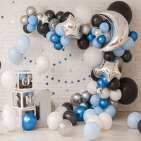 Avezano Moon And Star Balloons Decoration Backdrop For Photography-AVEZANO