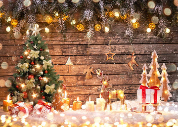 Avezano Christmas Mood Lighting Scene Photography Background-AVEZANO