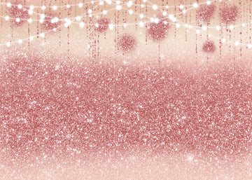 Avezano Pink Glitter Bokeh Photography Backdrop-AVEZANO