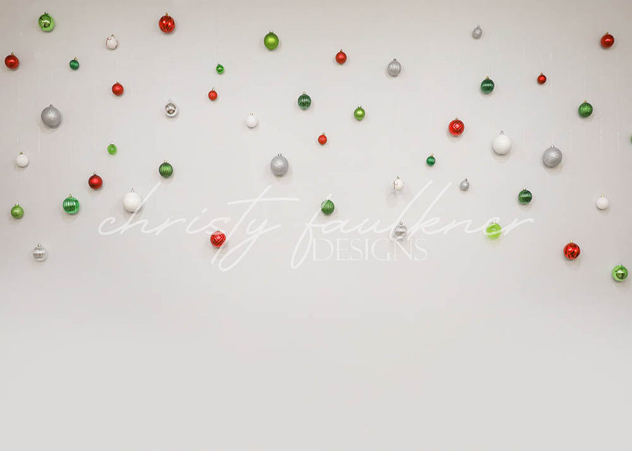 Avezano Christmas Ornament Photography Backdrop-AVEZANO