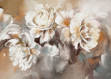 Avezano Artistic Flowers Oil Painting Photography Background-AVEZANO