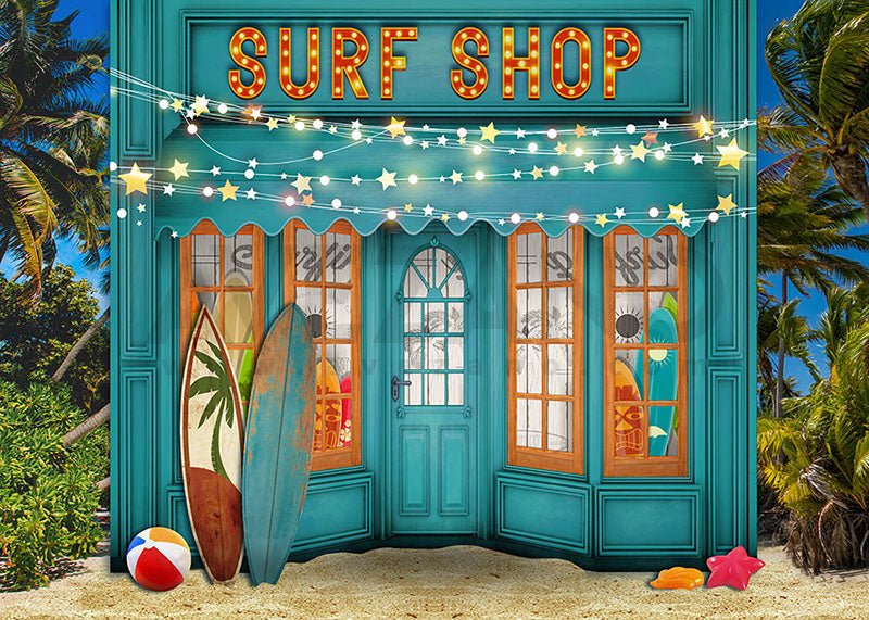 Avezano Surf Beach Shop in Summer Photography Background-AVEZANO