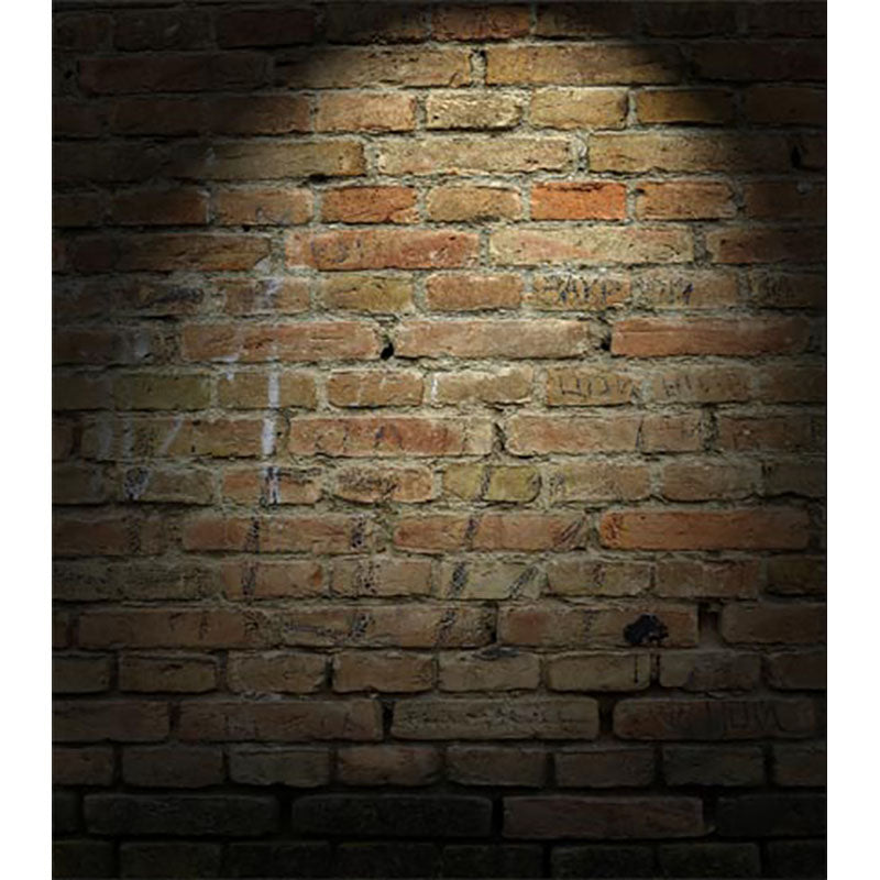 Avezano Old Brick Wall Texture Backdrop With Light On It For Portrait Photography-AVEZANO