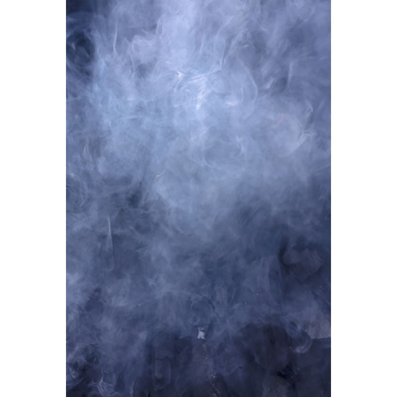 Avezano Bluish Violet Smoke-Filled Abstract Texture Master Backdrop For Photography-AVEZANO