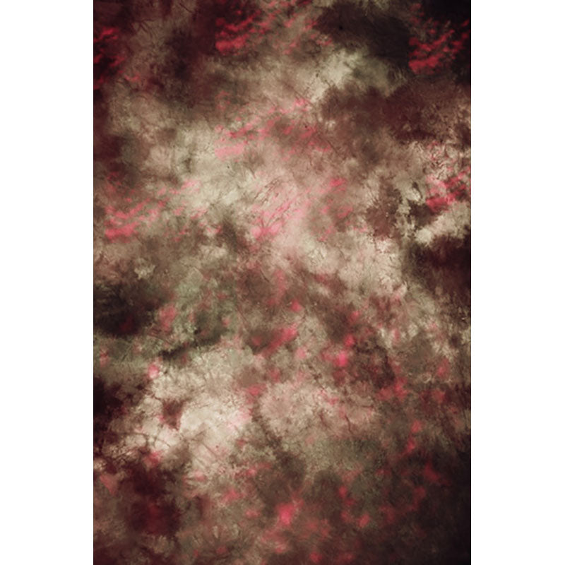 Avezano Messy Brown And Red Abstract Texture Master Backdrop For Portrait Photography-AVEZANO